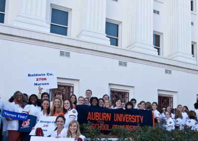 Students and Faculty from Auburn University School of Nursing
