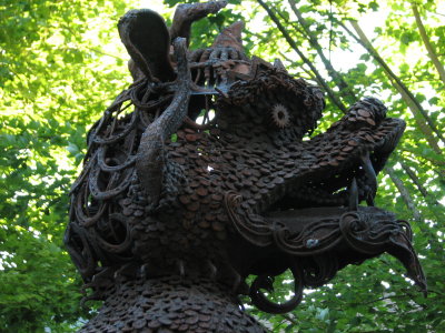 Pacific University Mascot Sculpture