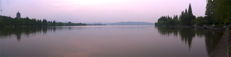 Hangzhou 杭州 - 西湖 West Lake - 4 photo panorama