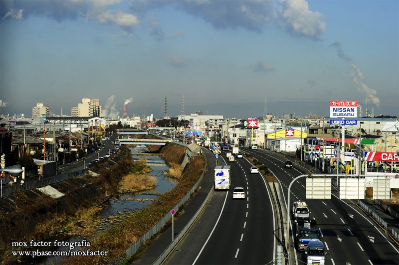 Osaka 大阪 - on the bus to Kyoto