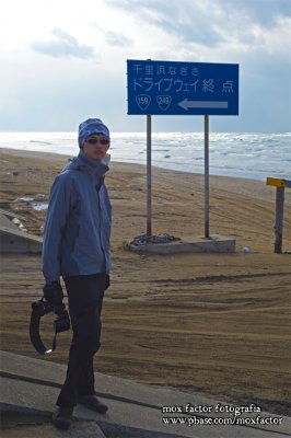 Hakui 羽咋 - 千里浜 beach driveway