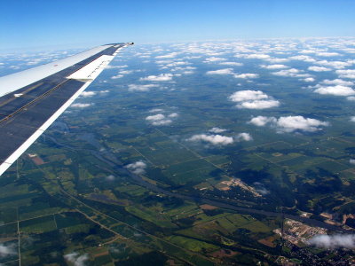 Over the mid-west