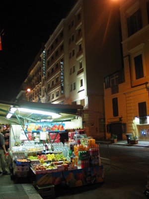 Hotel at Night - One more chance for $5 water