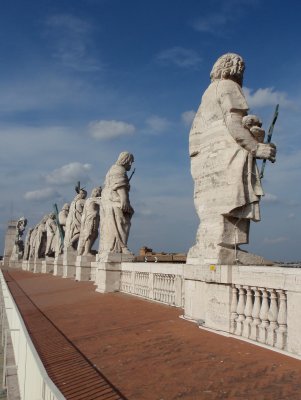 St Peter's - On the roof