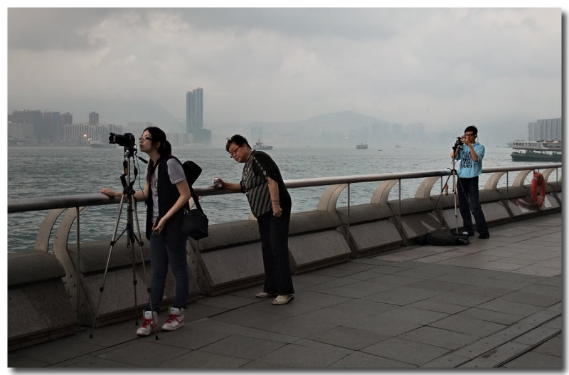 2 photo enthusiasts & a curious spectator...
