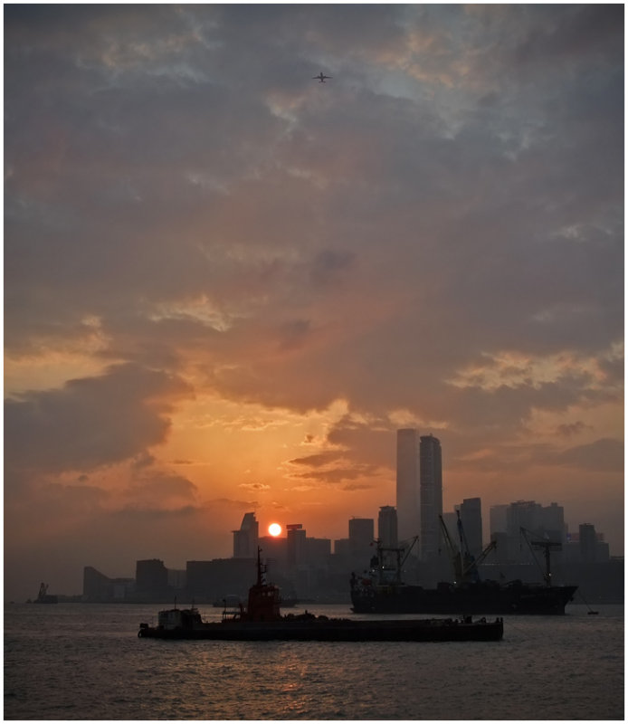 sunset mood of the city...
