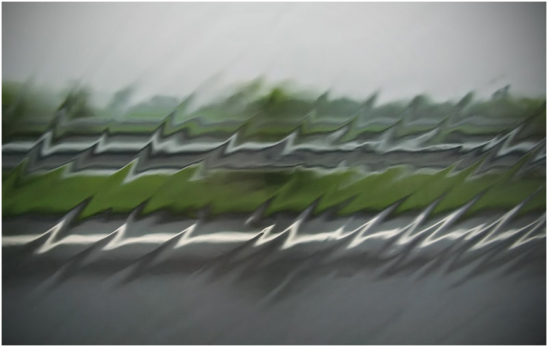 dashing through the storm...