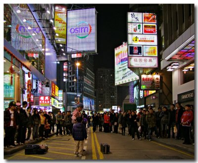 street performance...