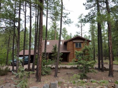 The Log Cabin We Rented for the Week