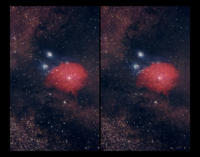 IC 1284  The Eyes Nebula