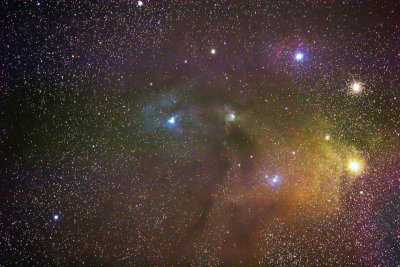 Antares and Rho Ophiuchi Area