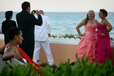Wedding Party Taking Pictures