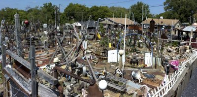 View of Joe Minter's artwork, Birmingham, AL.