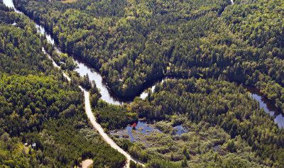 Mauricie from the sky
