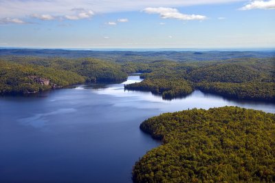 Mauricie from the sky
