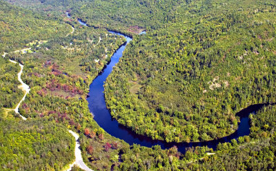 Mauricie from the sky