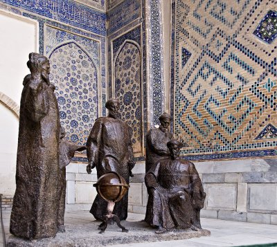 Samarkand - Ulugh Beg Madrasah courtyard