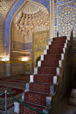 Samarkand - Mihrab and Minbar