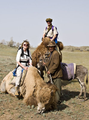 Kysyl Koum Desert - Last pictures with the camels