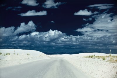 On the road to White Sands