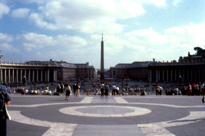 View of Piazza from St Peter's