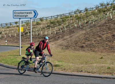 Following the route