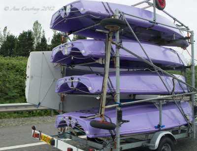 Going boating.