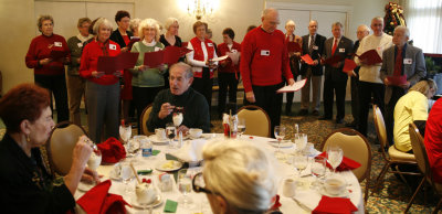 Olli Choir entertains at our Christmas lunch