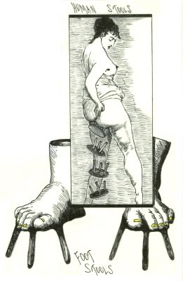 Human Stool -- Foot-stools