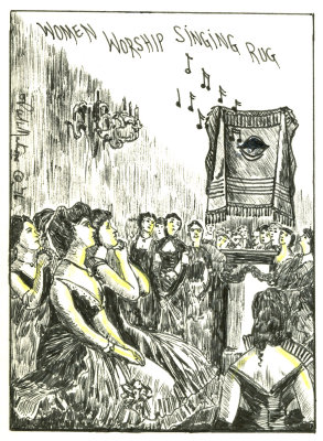 Women Worship Singing Rug
