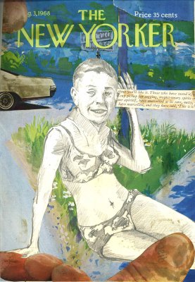 The young Opal Nations, age 7 years on the cover of The New Yorker, Aug. 3rd 1968, a commemorative issue