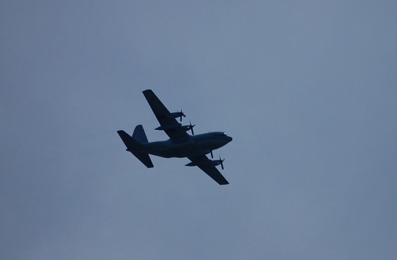 C-130 Over Core Creek Park