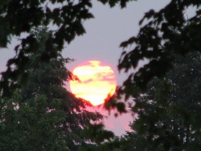 Sunrise in July