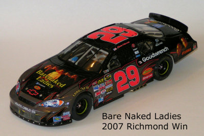 K Harvick 2007 NSCS Richmond Win