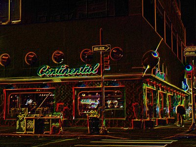 Continental Philly in Neon