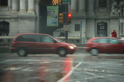 Center City - Rainy Spring Day