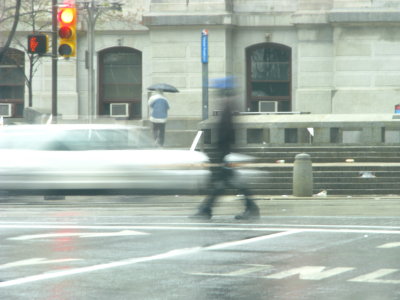 Center City - Rainy Spring Day