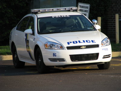 Philly Police Cruiser at Frankford Hospital