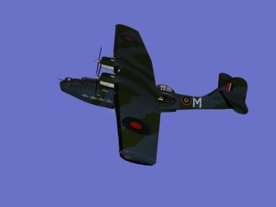British-PBY for Catalina Over-head Photoshop