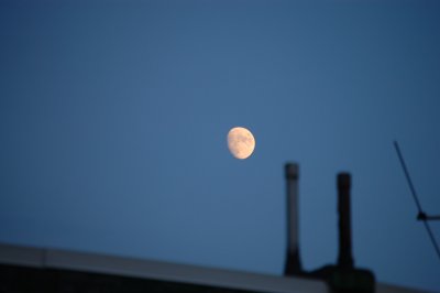Moonrise Over NE Philly