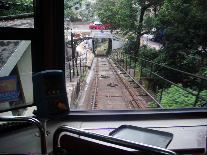 The tram to The Peak