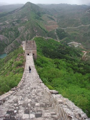 Up on the Great Wall