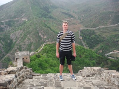 Sammy on the Great Wall
