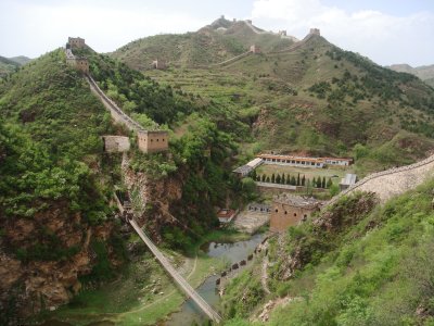The fatal flaw of the Great Wall idea... no fortress structures crossing the river beds...