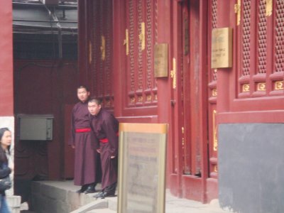 Monks at the Llama Temple, Beijing