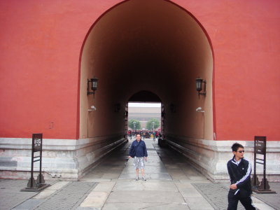 The South Entry Gate to the Forbidden City, only the Emperor could pass through the middle gate