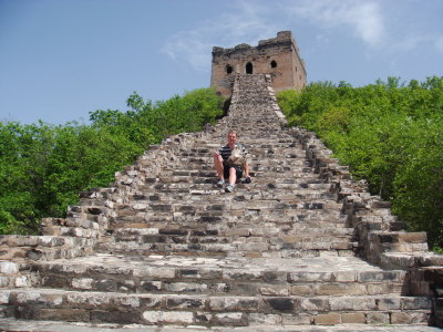 Sammy on the Great Wall