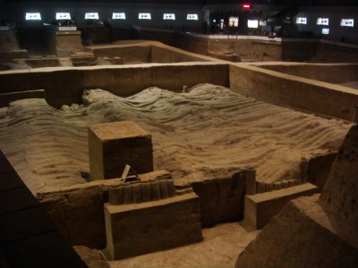 Inside excavation Pit 1