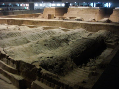 Inside excavation Pit 1