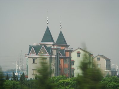 Small villages on the way into Shanghai